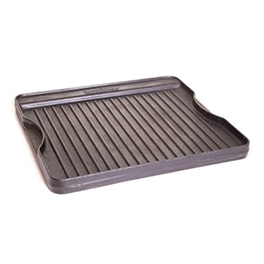 Camp Chef Reversible Pre-Seasoned Cast Iron Griddle, Cooking Surface 14 in. x 16, Black