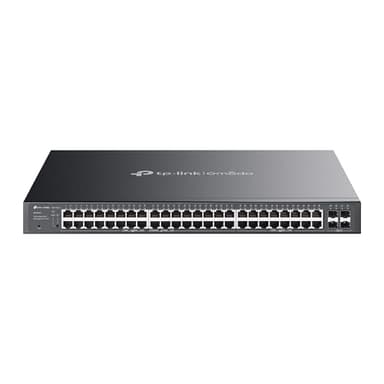 TP-Link 48 Port PoE Gigabit Switch(SG2452LP) | 32 PoE+ Ports, 16 Non-PoE Ports, 4 SFP Ports | 230W Budget | Omada Full Managed | Fanless | L2 Managed | VLAN, ZTP, LAG, PoE Recovery | 5-Year Warranty
