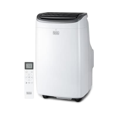 BLACK+DECKER Portable Air Conditioner, 9,000 BTU, BPACT08WT, White