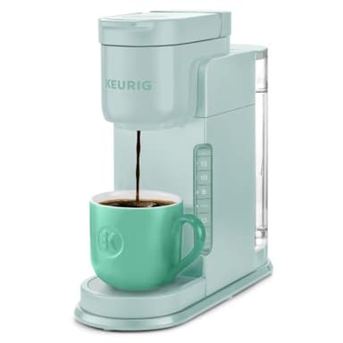Keurig K-Express Single Serve K-Cup Pod Coffee Maker, 3 Brew Sizes, Strong Button Feature, 42oz Removable Reservoir, Mint