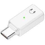 AuviPal USB C to Lightning Audio Adapter, USB C Male to Lightning Headphone Earphone Female Converter for iPhone 15 Series, iPad, MacBook and More Other Type C Devices