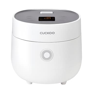 CUCKOO Micom Fuzzy Logic Rice Cooker, 6-Cup Cooked, White, CR-0375FW