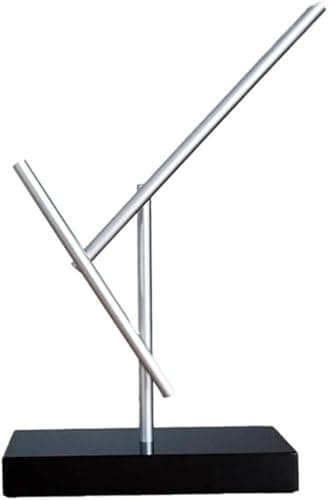 Elegant Kinetic Art Sculpture with Swinging Sticks, Perpetual Motion Desktop Toy for Office & Home Decor, Calming & Focus Enhancing Stress Relief Gift for Adults, Anti-Gravity Physics Toy