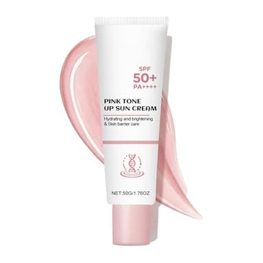 Tone Up Sunscreen SPF 50 +, Hydrating Sun Protector with Niacinamide, Evens Skin Tone for Smooth Base & Moisturized Skin, 1.76 oz