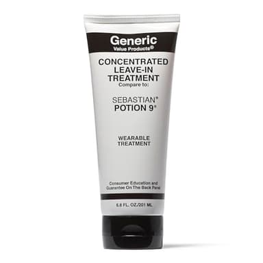 Generic Value Products Concentrated LeaveIn Conditioner Treatment, Nourishes, Revitalizes, Repairs Damaged Hair, 6.8 Oz