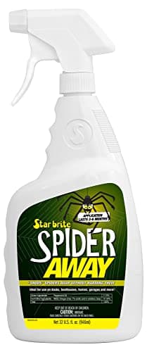 STAR BRITE Spider Away – Simply Chase Away Pesky Spiders & Keep Them Away - Ideal for Homes, Garages, Docks, Patios, Boathouses & More - 32 OZ (095032)