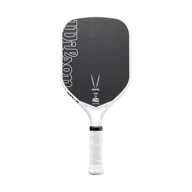 Wilson Vesper Lite Pickleball Paddle - Grip Size 1-4 1/8", Black/White