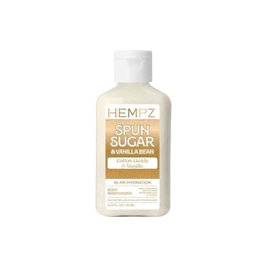 Hempz Cotton Candy Scented Body Lotion – Spun Sugar & Vanilla Bean, Hydrating Moisturizer for Dry Skin, Body & Hands, Self Care Routine Must Have, 2.25 Fl Oz.