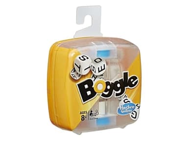 Hasbro Gaming Boggle Classic Game | Word Search Games | Ages 8+ | 1 or More Players | Portable Travel Size | Fun Family Dice Games for Adults and Kids