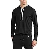 POLO RALPH LAUREN Men's Supreme Comfort Long Sleeve Hoodie, P056RL, Polo Black, XL