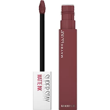 MAYBELLINE Super Stay Matte Ink Liquid Lipstick Makeup Long Lasting High Impact Color Up to 16H Wear Composer Cherry Brown Mover Brown 1 Count Each
