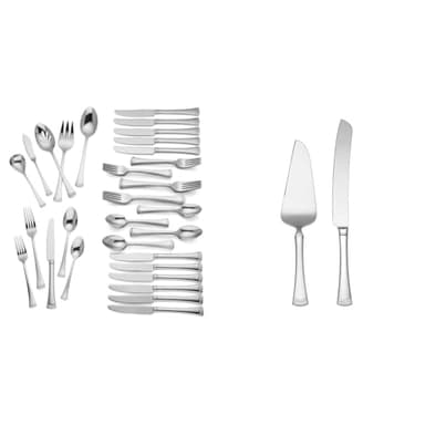 Lenox Portola 65-Piece Flatware Set with 2-Piece Dessert Set