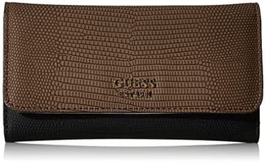 GUESS womens Wallet, wallet clutch, Chestnut Multi, One Size US