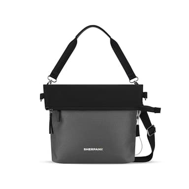 Sherpani Vale, Anti Theft Versatile Crossbody Bag, Fashion Tote Bag, Travel Shoulder Bag, Designer Handbag for Women with Metal Hardware, Travel Gift (Granite)