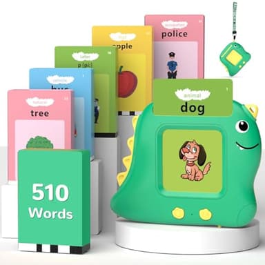 Alotwan Toddler Toys Talking Flash Cards with 510 Sight Words, Montessori Learning Toys for Toddler 1-3 2-4, Autism Sensory Speech Therapy for Boys Girls 2 3 4 5 6 Year Old Kids Gifts