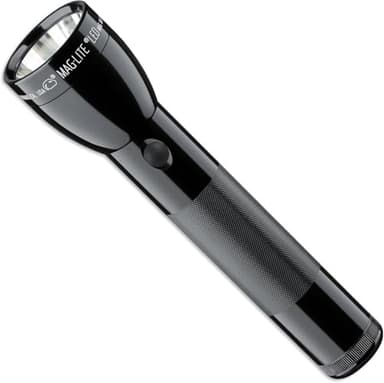 MagLite Battery-Powered LED Flashlight – ML300L 2-Cell D Flashlight with Adjustable Focus, Precise Beam, Long Battery Life, Water-Resistant for Emergency, Outdoor, and Camping
