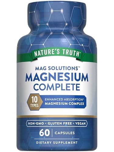 Nature's Truth Magnesium Complex Supplement 10 Forms | 300mg | 60 Capsules