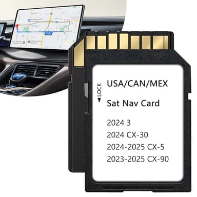 2025 Navigation SD Card Compatible with 2024 CX-30, 2024-2025 CX-5, 2023-2025 CX-90, 2025 Latest Navigation SD Card for USA/Mexico/Canada Maps