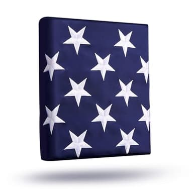 3x5 FT Heavy Duty American Flag for Outside Deluxe Spun Polyster US Flags, Waterproof UV Resistant USA Flag, Embroidered Stars National Flag,Tear-Proof America Flag High Wind,United States Flag 4-Row Stitching and Reinforced Seams,Stars and Stripes All-Weather Indestructible US Flag Long-Lasting Flag
