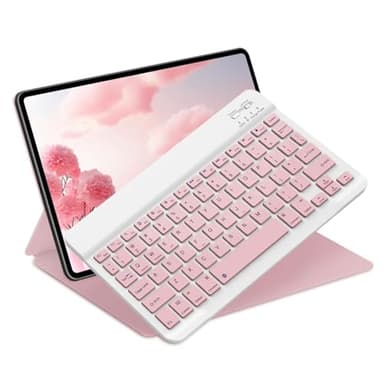 NOOX Bluetooth Keyboard for iPad A16 11th 10th Generation, iPad Pro 13/12/11/10/9/8/7 inch, iPad Air 13/11th Gen, iPad mini Tablets, etc. - Slim Wireless Portable Travel Office Computer Accessories