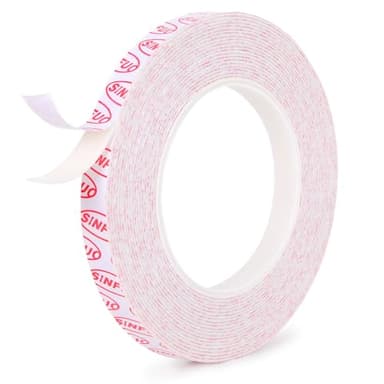 Sinfuo Double Sided Foam Tape Heavy Duty, Removable Damage Free Adhesive Tape, Residue Free Tape Picture Hanging Adhesive Strips Suitable for Indoor and Outdoor Installation Home Office(0.39" x 22Ft)