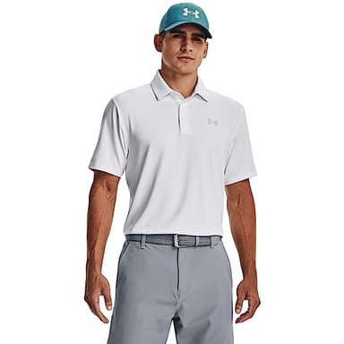 Under Armour Men's Playoff Polo 3.0, (100) White/White/Halo Gray, X-Large