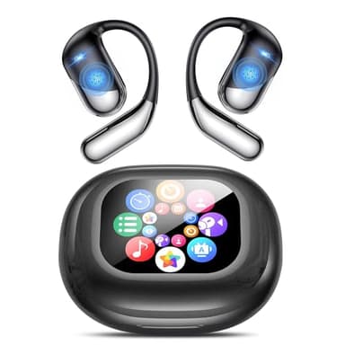 AI Translation Earbuds 198 Languages Real-Time 2-Way Voice Translator Earphones, Bluetooth 6.1 OWS Open-Ear Comfort, Hi-Fi Music & Call, Smart Touch+App, Gift for Travel Business Language Learning