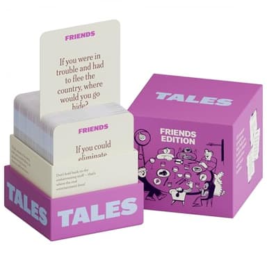 TALES 150 Conversation Cards, Friends Edition, Fun Friend Games for Adults, Teens, Kids, Perfect for Parties, Game Nights, Gifts & Gatherings, Conversations with Friends, Meaningful Connections