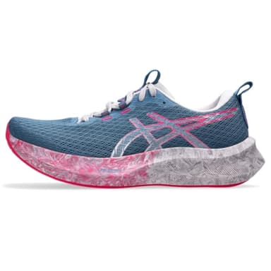 ASICS Women's Noosa TRI 16 Running Shoes, 8.5, Winter SEA/Bright Rose