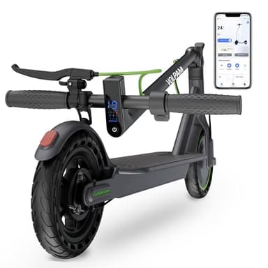VOLPAM Electric Scooter with 8.5"/10" Solid Tire, 350W/500W Powerful Motor & 19/22 MPH Top Speed, 16-28 Miles Long Range, Folding E Scooter Choice