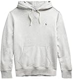 POLO RALPH LAUREN Mens Cabin Fleece Hoodied Sweatshirt (XXL, GreyHtr)
