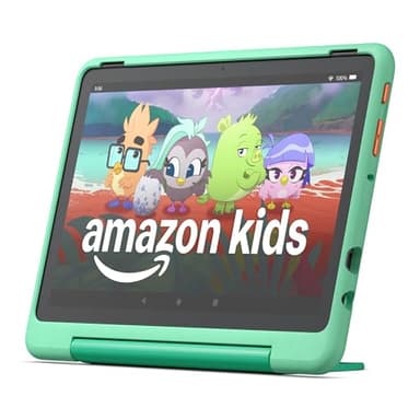 Amazon Fire HD 10 Kids Pro tablet (newest model) ages 6-12 | Bright 10.1" HD screen | Slim case for older kids, ad-free content, parental controls, 13-hr battery, 32 GB, Mint
