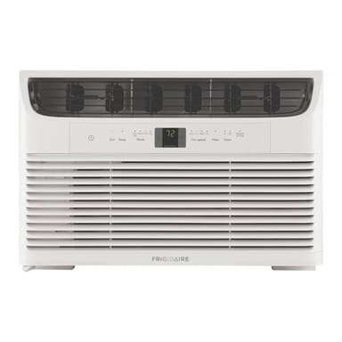 Frigidaire 8,000 BTU Window Air Conditioner with Remote Control, Cools Up to 350 Sq. Ft., Quiet Operation, Eco Mode, 3 Fan Speeds, Auto Restart, White