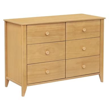 Babyletto Sprout 6-Drawer Double Dresser in Honey, Greenguard Gold Certified