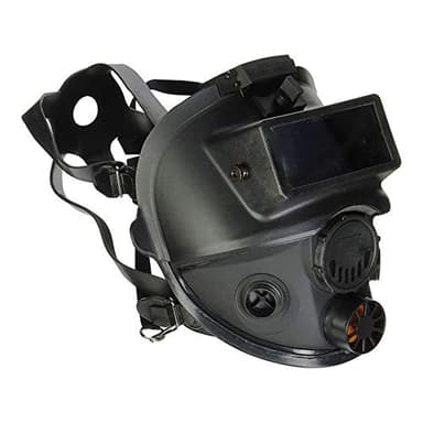 NORTH Honeywell North 7600 Series Niosh-Approved Full Facepiece Silicone Respirator With Welding Adaptor, Small (760008ASW)