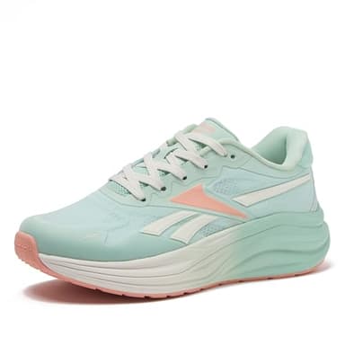 Reebok Futura Dash Running Shoes for Women, Tranquil Teal/Jelly Peach/Chalk, 8 Wide