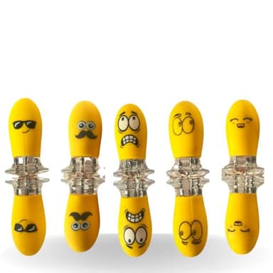 Fumiko's Unique Corn Holders for corn on the cob - 10 PCS/5 corn cob holders set, Fun Faces, interlocking corn holder set making your corn on the cob experience even more entertaining