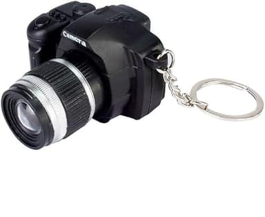 Tustao Mini Camera Design Keychain with Sound, Cute Novelty Ring for Child Toy, Creative Gift Key Chain Decorative, Unisex-Adults, Modern Style, M Color