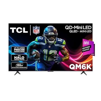 TCL 85 Inch Class QM6K Series | Mini LED QLED 4K HDR | 85QM6K, Latest Model | 120HZ-144HZ High Brightness Smart Google TV Dolby Atmos Onkyo Audio | Voice Remote Alexa Gaming Streaming Television