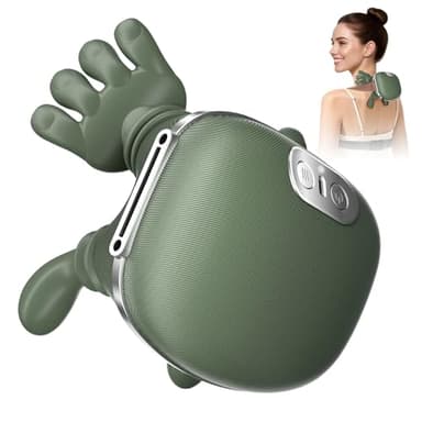 altoance 2026 Upgrade Edition 4D Neck and Shoulder Heat Massager, Wireless Portable Neck Massager, Relieves Muscle Pain, Simulates Deep Tissue Massage of Human Hand, Ideal Gift.(Emerald Green)