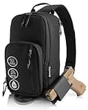 THEWATCHFUL Concealed Carry Sling Bag, RFID-Blocking 7L Tactical CCW Backpack, Concealed Carry Bag for Men with Adjustable Holster, Water-Resistant EDC Crossbody Bag for Outdoor, Travel, Work