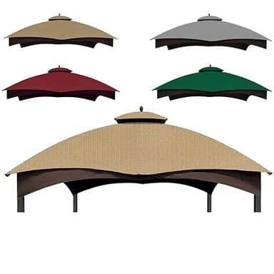SCOCANOPY Beige Ripstop Replacement Top for Lowe's Allen Roth 10X12 Gazebo Model #GF-12S004B-1/ GF-12S004BTO