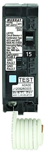 Siemens MP115DF 15-Amp Afci/Gfci Dual Function Circuit Breaker, Plug on Load Center Style
