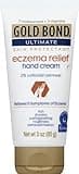Gold Bond Medicated Eczema Relief Hand Cream, 3 oz., Skin Protectant Cream With 2% Colloidal Oatmeal