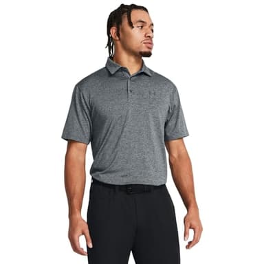 Under Armour Men's Playoff Polo 2.0 Heather, (036) Steel/Pitch Gray/Pitch Gray, X-Large