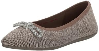 Skechers Women's Cleo Point - Glitzy Haze,Mocha,9