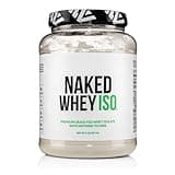 Naked Whey Isolate Protein - Only 2 Ingredients, 30g Grass-Fed Protein, Unflavored, Undenatured, No GMO, No Soy, Gluten-Free, No Preservatives - 28 Servings