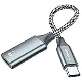 USB-C to Lighting Audio Adapter Cable,USB Type C Male to Lighting Female Headphones Cable Converter Compatible with iPhone 16/15 Pro/15 Plus/15 Pro Max iPad Pro MacBook Samsung Galaxy S24 S23 S22