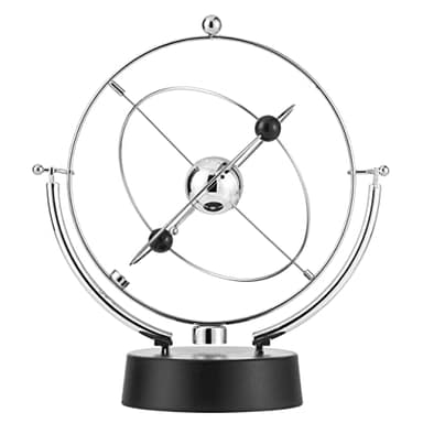 CHANGSHUN Electronic Perpetual Motion Battery Operated Home Office Desk Ornament (Universe)