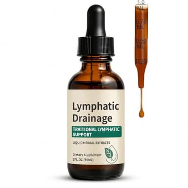 Lymphatic Drainage Drops, Alcohol-Free, Vegan